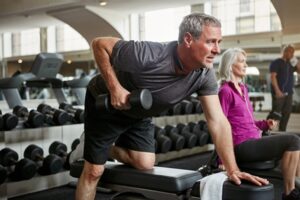 Weight training is beneficial for seniors.