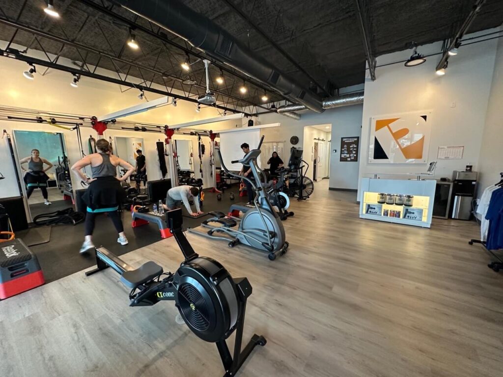 Interior of Pledge To Fitness Personal Training Studio, centrally situated in Bellaire, TX, Houston's vibrant heart.